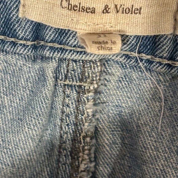 Chelsea and violet straight leg call embroidery jeans 32” - Picture 6 of 8